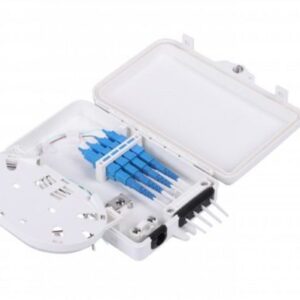 4 Ports FTTH Faceplate Terminal Box